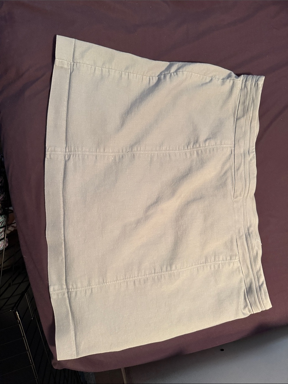croft & barrow light gray skirt